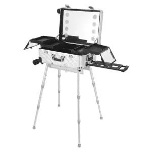 메이크업박스 대용량 상자 조명 전문가용 가방 휴대용