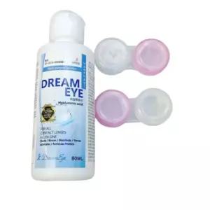 (올핀)렌즈 세정액 80ML 드림아이 렌즈케이스 2개 증정 살균