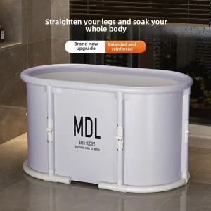 2025  원 버튼 접이식 타원형 홈 욕조  스파  넘어 가고 수영장은 누워서 목욕 매직을 할 수 있습니다