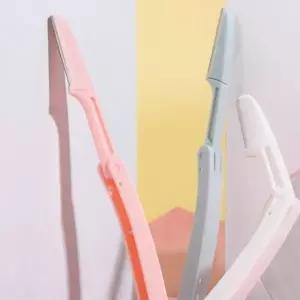 접이식 간편 안전 눈썹정리 왁싱 디자인 눈썹칼 세트