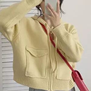 [하프클럽/]루즈핏 후드 니트 집업 4컬러