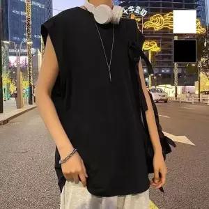 [하프클럽/]남성 오버핏 레이어드코디 베이직 민소매 나시티셔츠