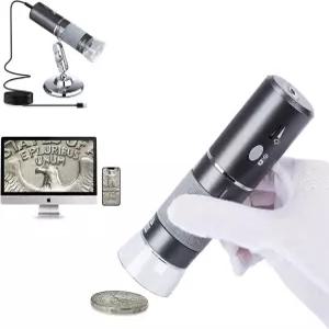 iPhone Android 휴대폰 및 Windows Mac PC용 Cainda HD 4K 3840x2160P WiFi 디지털 현미경 카메라 성인