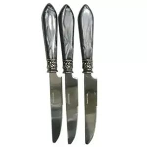 힘멜 앤틱 디너 나이프 마블그레이 3개 잼 버터 빵칼