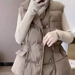 여성다운패딩조끼 가을 다운 숏패딩조끼 조끼 겨울 패딩조끼 다운패딩