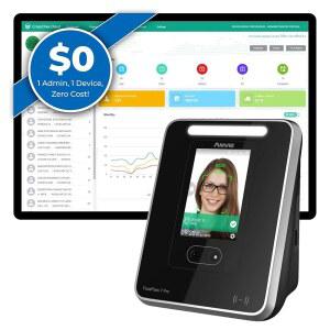 [미국배송] 직원 소규모 비즈니스를 위한 ANVIZ 시간 시계 - FACEPASS 7 PRO 생체 인식 인/아웃 머신 FACE + RFID 핀 펀칭 인 원 도어 액세스 지원 영원히 무료 클라우드 소프트웨어