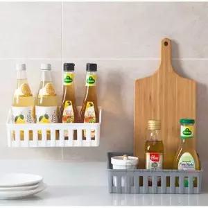 [골드스마일]부착형 화장실 와이드 선반 욕실 수납선반 화이트 화장실정리