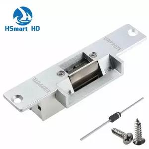 12V 스테인레스 스틸 전기 스트라이크 잠금 NC 모드 도어 액세스 제어 시스템 실패 보안