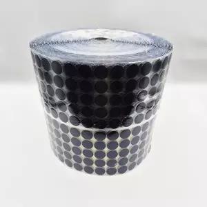 원형 찍찍이 테이프 양면세트 20mm 대용량 벌크 블랙 찍찍이테이프 원