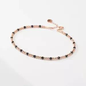 18K 오아르 블랙스피넬 매듭 팔찌