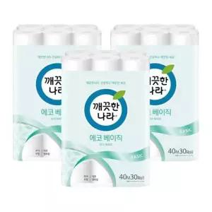 2겹 화장지 30롤화장지 30롤 에코30롤휴지 에코베이직 2겹화장지 (WFKC4PV)