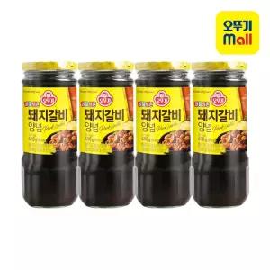 [본사직영] 오뚜기 돼지갈비양념 480g 4개