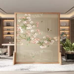 돌잔치병풍 칸막이 우드 새 플라워 인테리어