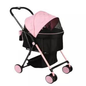 애완견유모차 절충형유모차 유모차 핑크 pink