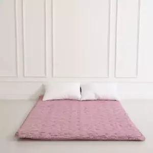 더크린 바닥요매트 싱글1인용(요커버/요솜) 핑크
