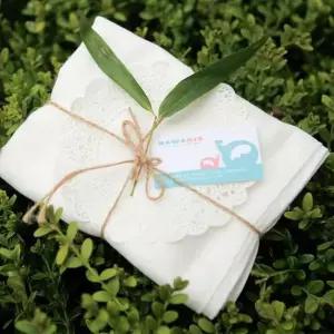 아기 거즈 수건 가제 순한 손수건 5p set 대나무