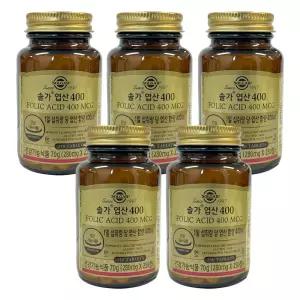솔가 엽산 400 280mg x 250정 5개 -DL-