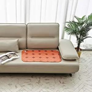 (패턴랜덤) 황토 참숯 전기방석 (85x46cm) 2인 온열매트겨울가전 기기 따뜻한 2용