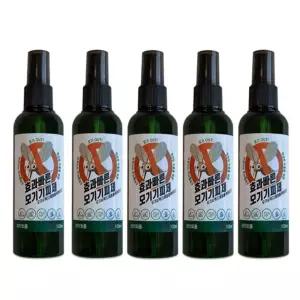 모기퇴치제 5통기피제 치제 접근금지 스프레이 야외용기