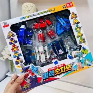 블록 숫자봇 색상랜덤 공부 로공부 유아 놀이 로봇 장난감 선물
