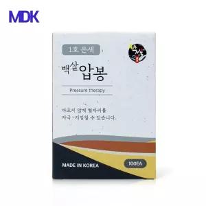 압봉패치 지압침 이침 은색 100개입 붙이는침 이침 압봉 티침 한의원침