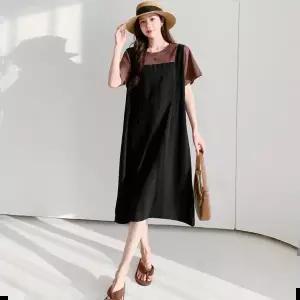 캐주얼원피스 루즈핏 멜빵스타일 원피스 LL-D158
