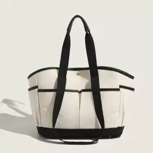 반리코 기저귀가방블랙 파우치 아기유모차수납가 수납함 에코백 다용도 가벼운 저기 기저 출산준비 준비물