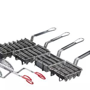 타코 튀김기 튀김틀 또띠아 스테인리스 손잡이 접시 홀더