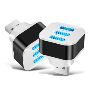 3포트 USB 슬롯 어댑터 in 1 다중 인터페이스 익스텐더 자동차 전자 액세서리 태블릿 노트북 충전기