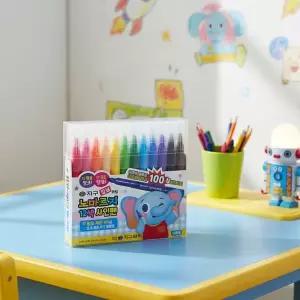 초등학생 점보 타입 노마르지 지구 사인펜 12색