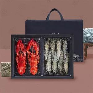 시그니처 랍스터 선물세트  랍스터 2미+블랙타이거새우 8미 500g)