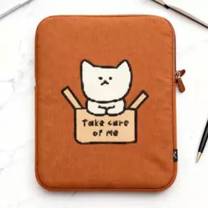노트북 가방 파우치 귀여운 랩탑 가방 11인치 브라운