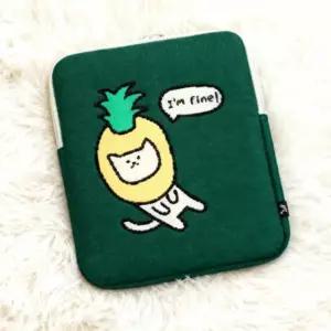 노트북 가방 파우치 귀여운 랩탑 가방 11인치 그린