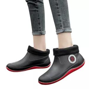다용도 논슬립 작업 주방화 털 조리 방한 방수 장화 조리화 한화 신발 작업화 주화 털화