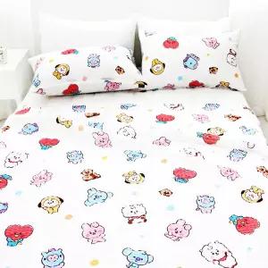 BT21베이비 스케치 뱀부리플홑이불 (대나무 여름용)(985276) 소재 용이