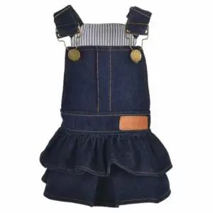 옷 원피스 애견 멜빵 의류 반려견 예쁜 데님 강아지 YWFKH761 사무실