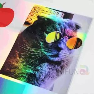 홀로그램 스티커 프린터용지 인쇄프린트용지 스티커지 레인보우 반짝이 인쇄 인화지