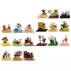 [에이치플러스몰]월레스와그로밋 아크릴 스탠드 랜덤 5P 캐릭터 장식품