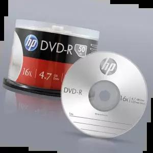 CDRW HP Media DVD-R 케익 케이스 16x 4.7GB 50P
