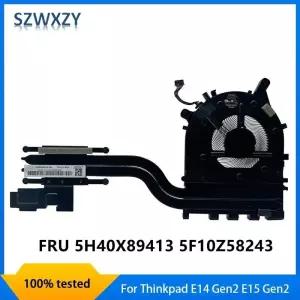 선풍기 FRU 장착 방열판 씽크패드 E14 Gen2 E15 노트북 5H40X89413 5H40X89411 5F10Z58242 5F10Z58243