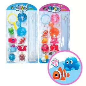 목욕시간 장난감 유아 물놀이이완구 동물 헤엄 욕조 물놀이 욕실