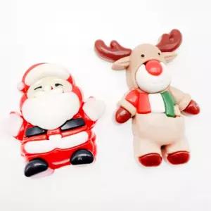 소형 크리스마스 산타 친구 말랑이 16개입이 이인형 이장난감 장난감이