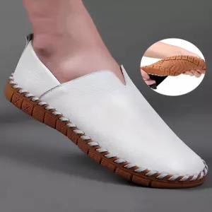 초경량 세미 비즈니스 리얼 구두 수제화 방수 남성 펀칭 슬립온