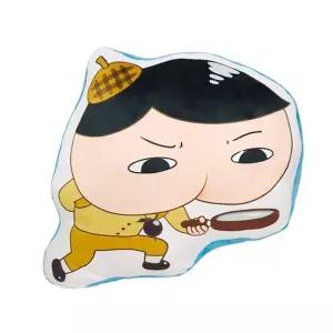 엉덩이탐정 라인 프린트 쿠션 2장식용 인테리어 귀여운 선물용 캐릭터 등쿠션 소파 쇼파