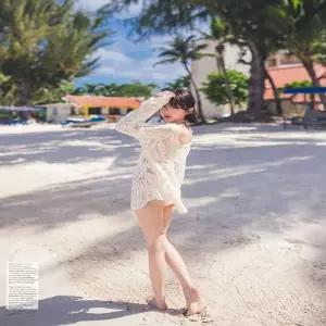 여성 망사 그물 꽃무늬 커버업 비치룩