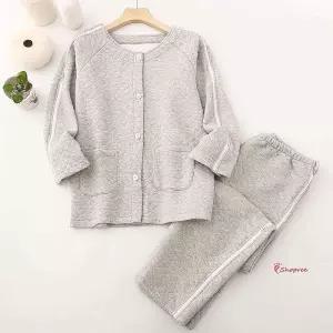 겨울 간호복 상의 치료 디자인 트임 환자복 노인opq380