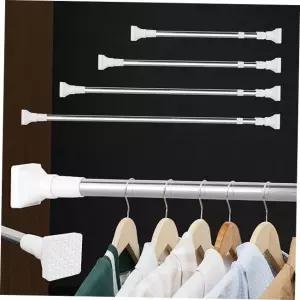 사각압축봉 강력옷걸이봉 스텐옷장 미니옷봉 길이조절