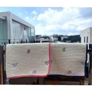 강아지 블랭킷 공룡 휴식 담요 핑크 누빔 다목적 1P abc862