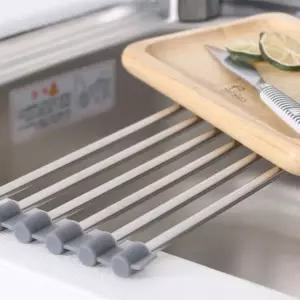 싱크롤리 주방 정리 식기건조 물빠짐 롤선반 싱크대 6롤 다용도 주방용품