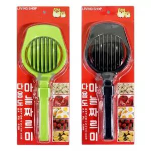 서 슬라이 다용도 짜르미-T 과일 계란 마늘 절단기 편썰기 자르기 스